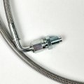 Stainless Steel Clutch Line For 2006-2011 Civic Si Fa Fg Gunmetal 