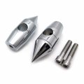 Hongk- 1 Chromed Handlebar Risers Compatible With Harley Cruisers Choppers Metrics 2 5cm Bar Diameter V-star Road Star Shadow
