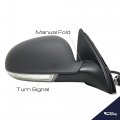 Spieg Vw1321122 Passenger Side Mirror Replacement For Volkswagen Jetta 2005-2010 Power Heated Manual Fold Turn Signal Ptm Cover