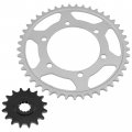 Caltric Front And Rear Sprockets Kit Compatible With Yamaha R6 Yzf-r6 2006-2016