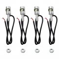 Nghtmre 4x Motorcycle Car Smd Led License Plate Light Screw Bolt Lamp Bulbs Universal Us 