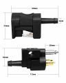 1 4 Inches 6mm Barb Female Fuel Line Quick Connector And Male With Most Portable Tank For Yamaha Outboard Motor