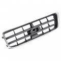 Kuafu Front Grill Compatible With 2003-2005 Subaru Forester 91121sa050 Su1200127 Upper Bumper Grille Painted Chrome Silvery