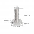 Uxcell T-slot Bolts 5pcs M10x30mm Slot Drop-in Stud Sliding 304 Stainless Steel Shape Screws For T Track