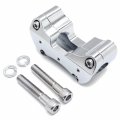 Httmt- Chrome Handlebar Riser 1 4 25a Diameter Bars Compatible With 1997 Up H-d Road King