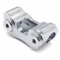 Httmt- Chrome Handlebar Riser 1 4 25a Diameter Bars Compatible With 1997 Up H-d Road King