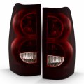 Amerilite Red Smoke Tint Replacement Brake Tail Lights Set For Chevy Silverado 2003-2006 Truck W Bulb And Harness