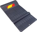 Electriduct Plastic Parking Mat Guides For Garage Vehicles Antiskid Car Safety Park Aid Gray 