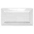 Hubert Rectangular White Melamine Platter -19 1 2 L X 10 3 4 W H 
