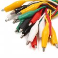 Uxcell 10pcs Double-ended Alligator Clip Cable Electrical Jumper Testing Wire For Car