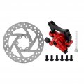 Brake Caliper Disc 140mm Kit 6a Hole Aluminum Alloy Wear Resistance For Electric Scooter