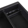 Black Center Console Organizer Tray For Chevrolet Silverado 1500 2500 3500 Suburban Tahoe Gmc Sierra And Yukon Includes 3 Mats 
