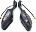 Carbon Fiber Led Turn Signal Rear View Mirrors For Cbr1000rr 2017 2022 Left And Right Side Sport Bike With Adjustable Angle Abs 