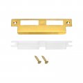 Uxcell Door Strike Plate 145mm X 40mm 201 Stainless Steel Latch Deadbolt For Frame Jamb Gold