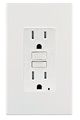 Gfi Recpt Wlplt 15a Wht By Leviton Mfrpartno Gftr1-0pw 
