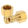 2pcs Pressure Washer Adapter 3 8 Male Quick Plug To M18 Female Connect Fittings Brass Swivel For Power Washers Hoses 