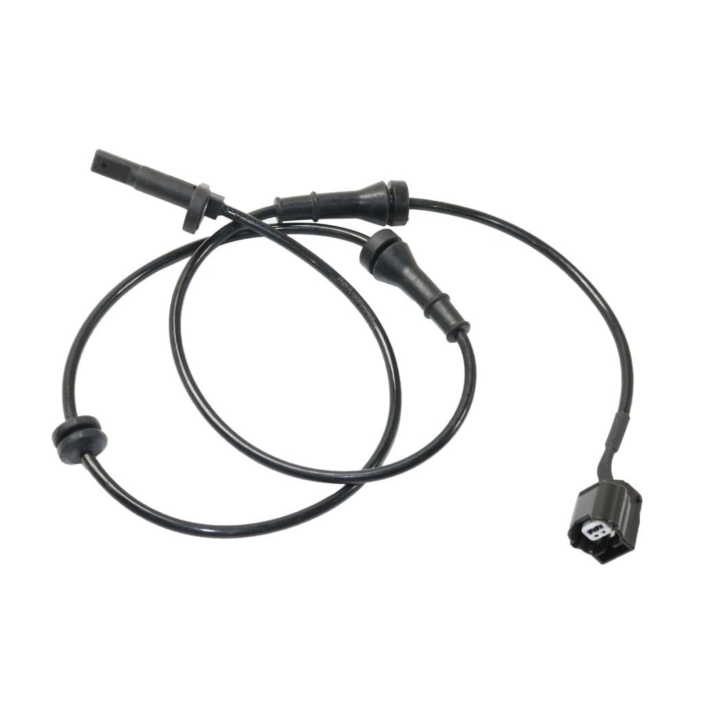 Abs Speed Sensors For Nissan Quest 2011 To 2017 Front Driver And Passenger Side Pair Male Connector Spindle Mounted Replacement