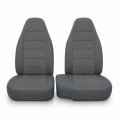 60 40 High Back Bench Perforated Seat Covers For Ford Ranger Pickup Xlt 1998 1999 2000 2001 2002 2003 Without Console Black 2 