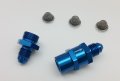 Autobahn88 Alloy Turbo Oil Feed Line Filter Kit An4 To Male Flare M10 X 1 0 Female Blue