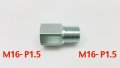 Autobahn88 Anti-rusted Steel Hose End Fitting M16 X 5 Female To M16x1 Male Hex 22 L 43mm 1 7 Code Ftm525