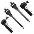 4pcs 4wd Front Suspension Kit Inner Outer Tie Rod End Fit 1997-1999 For Dodge Dakota 1998-1999 Durango 