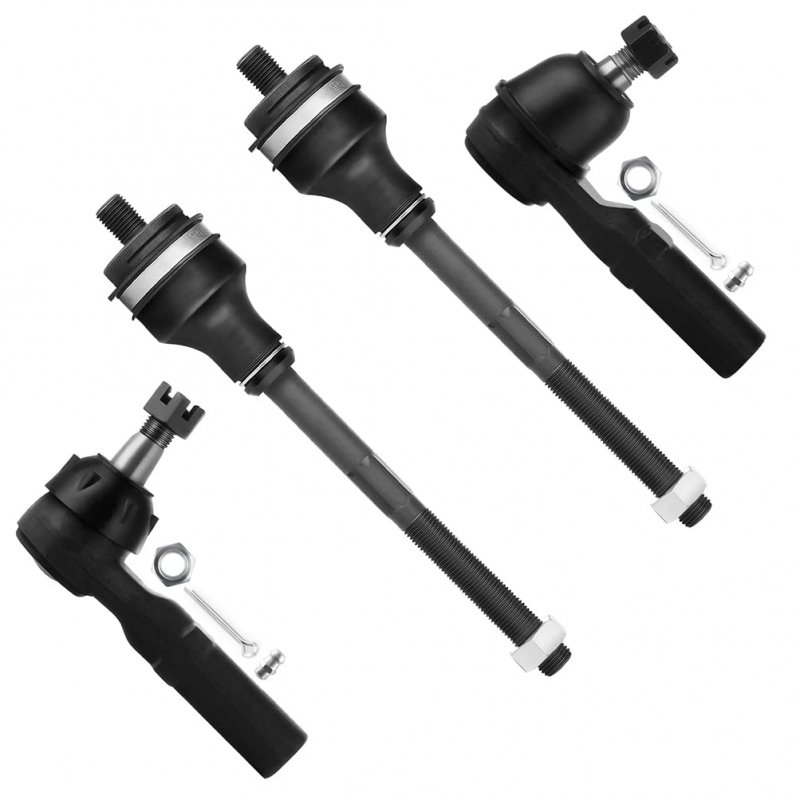 4pcs Front Suspension Kit Inner And Outer Tie Rod End For 1997 1999 Dodge Dakota 4wd 1998 Durango