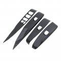 Front Rear Left And Right Abs Carbon Fiber Window Lift Switch Button Panel Trim Bezel