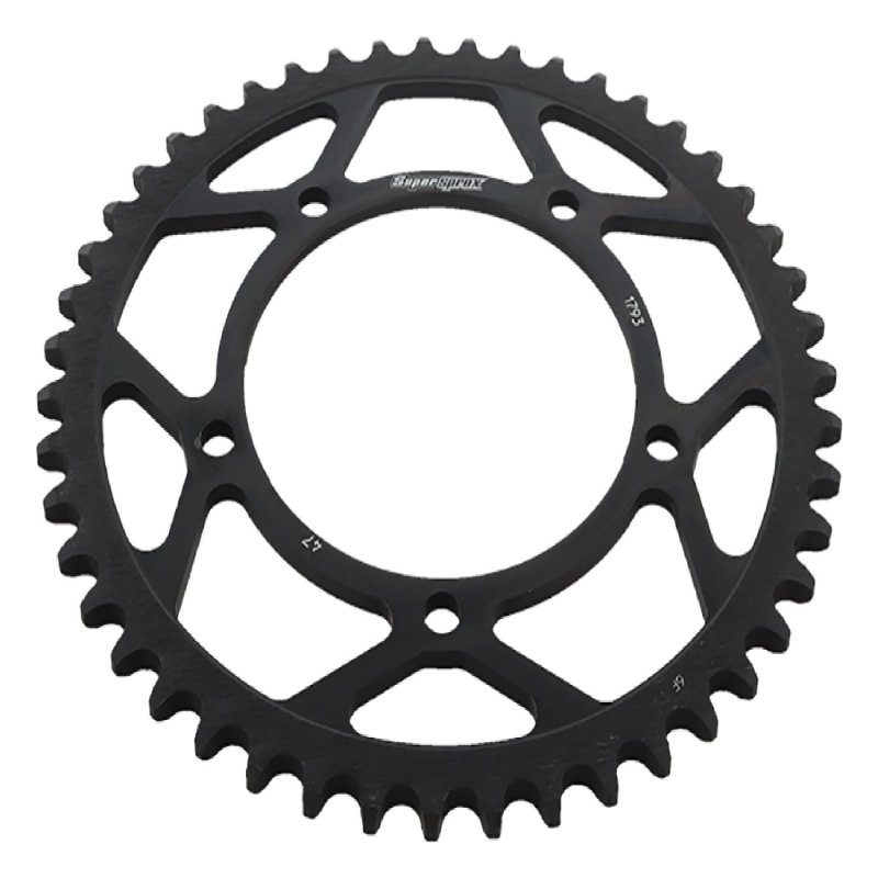 Total Power Parts Rfe-1793-47-blk Rear Steel Sprocket Black Compatible With Replacement For Suzuki Dl 1000 V-strom 2002-2016