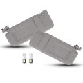 Sun Visor Fit For 2006-2011 Toyota Camry Without Sunroof Left And Right Sides Gray 