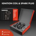 A-premium Set Of 4 Ignition Coil Pack And Iridium Spark Plugs Compatible With Buick Cascada 2016 2017 2018 2019 L4 1 6l