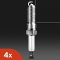 A-premium Set Of 4 Ignition Coil Pack And Iridium Spark Plugs Compatible With Buick Cascada 2016 2017 2018 2019 L4 1 6l
