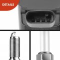 A-premium Set Of 4 Ignition Coil Pack And Iridium Spark Plugs Compatible With Buick Cascada 2016 2017 2018 2019 L4 1 6l