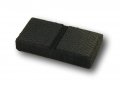 Grooved Rubber Handpad For Flintknapping 3 4 In X 2 Heavy Duty Pliable Pad To Protect Hand And Enhance Flake Length 