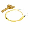 Motorcycle Throttle Assembly 7 8 In 22mm Quick Twist Grips With Cable Aluminum Alloy Universal For Dirt Pit Bike Atv Mini Gold