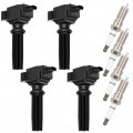 Ocpty 4 Ignition Coils With Iridium Spark Plugs Fits Uf670 Dg546 5c1873 Ford For Lincoln 2013019 Escape 2015-2018 Focus
