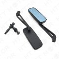 Httmt Mt400-008 Hdbolt- Anti Glare Blue Glass Rearview Mirror Compatible With H-d Dyna Motorcycle Bikes