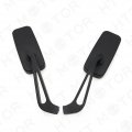 Httmt Mt400-008 Hdbolt- Anti Glare Blue Glass Rearview Mirror Compatible With H-d Dyna Motorcycle Bikes