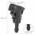 X Autohaux 2pcs 5160308aa Windshield Washer Nozzle Jet Spray Single Hole For Dodge Caliber 2007-2012