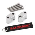 Blackpath Fits Honda 1 Handlebar Risers Xr400 Xr600 Xr650 Xr50 Xr70 Xr80 Motorcycle 7 8 Spacer Kit Silver T6 Billet