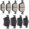 Aintier Automotive Replacement Brake Pads Front Rear Fit Ford Ecosport 2018 Ford Escape 2013 2014-2016 For Focus 2012-2018 For
