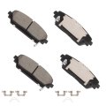 Front Ceramic Disc Brake Pad Set D2218 For 2019 2023 Mazda And 2022 3 Sport 4 Piece With Hardware 