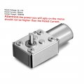 New Lon0167 Dc 12v 100rpm 6mm Shaft High Torque Turbine Worm Geared Motor Dc Welle Turbinenschneckengetriebemotor Mit Hohem