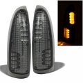 Akkon For 2003-2007 F250 F350 F450 F550 Superduty 00-05 Excurison 2pcs Led Smoked Lens Amber Side Mirror Lights 
