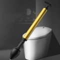 Toilet Plunger Piston Type Clog Remover Rubber Head Abs Handle Dredge Pipe For Clogged Siphon Black