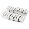 10 Pcs 25mm X 30mm Stainless Steel Frameless Standoff Clamp For Glass