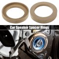 Uxcell 4 Pcs Universal Inch Speaker Subwoofer Mounting Spacer Rings Solid Wood Beige