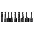 9 Piece Sae Quick Change Magnetic Nutsetter Set 