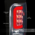 Auto Dynasty Full Led Tail Lights For 1994-2002 Dodge Ram 1500 2500 3500 C-shape Bar Rear Bake Lamps Driver And Passenger Side