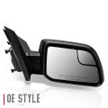 Auto Dynasty Fo1321454 Factory Style Passenger Right Side Mirror Manual Folding Power Adjust Blind Spot Detection Compatible