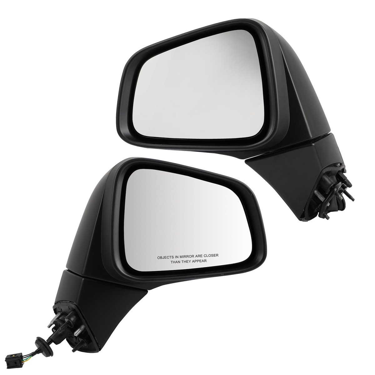 Left And Right Side View Mirror Fit For 2015-2016 Chevrolet Trax Lt Ltz Power Heated Textured Black 5 Pins Oe 95423284 Parts